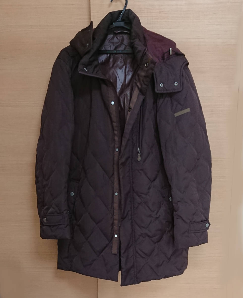 ブラウン Crocodile ロングコート レディース M Crocodile（ジャケット 