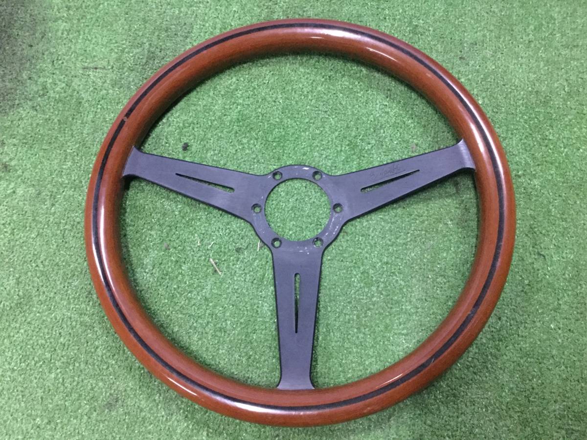 NARDI ナルディ ウッド ステアリング クラシック 当時物 ブラック