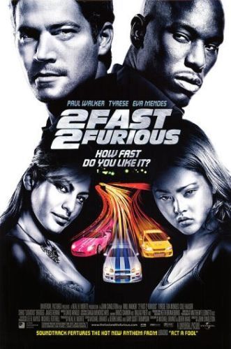 ☆彡映画ポスター ワイルドスピード 2 X2 US版 両面印刷 ds1
