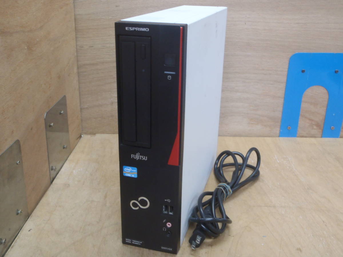 FUJITSU PC本体 (Corei3 Win10搭載) D551/GX ジャンク 富士通 i3 core