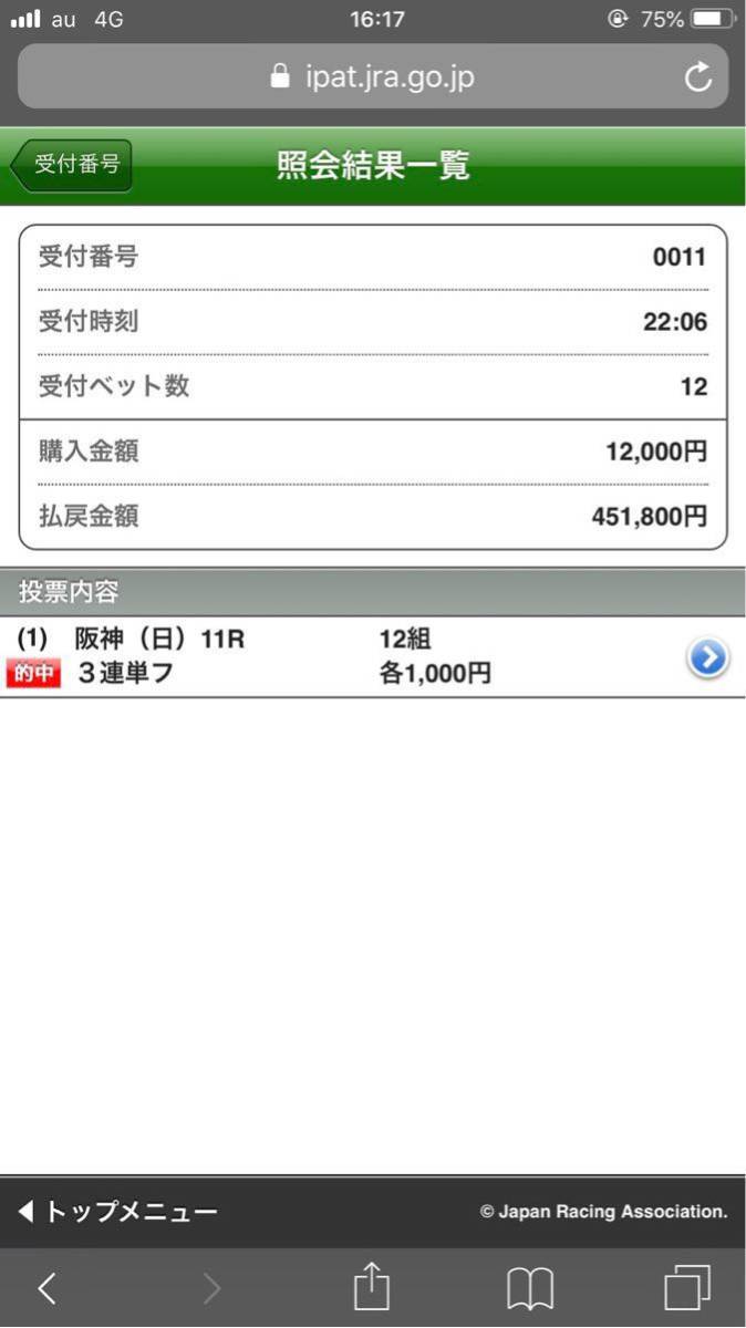 完全補償☆外れたらお支払いしなくてOK！ 魂の競馬予想 AJCC_1