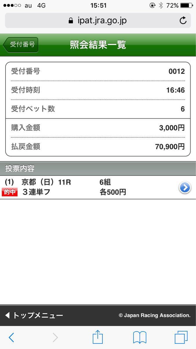 完全補償☆外れたらお支払いしなくてOK！ 魂の競馬予想 AJCC_5