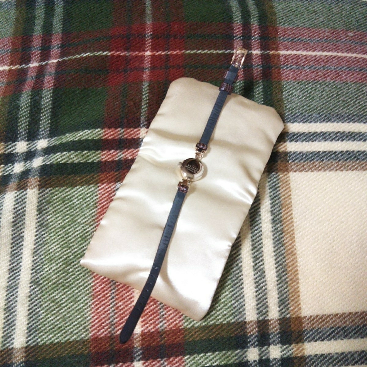 NOJESS ノジェス 菱形フェイス リザードベルト 時計_4