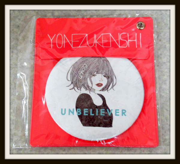 新品未開封☆米津玄師 UNBELIEVER 缶ミラー/ケース付き/グッズ/【02 