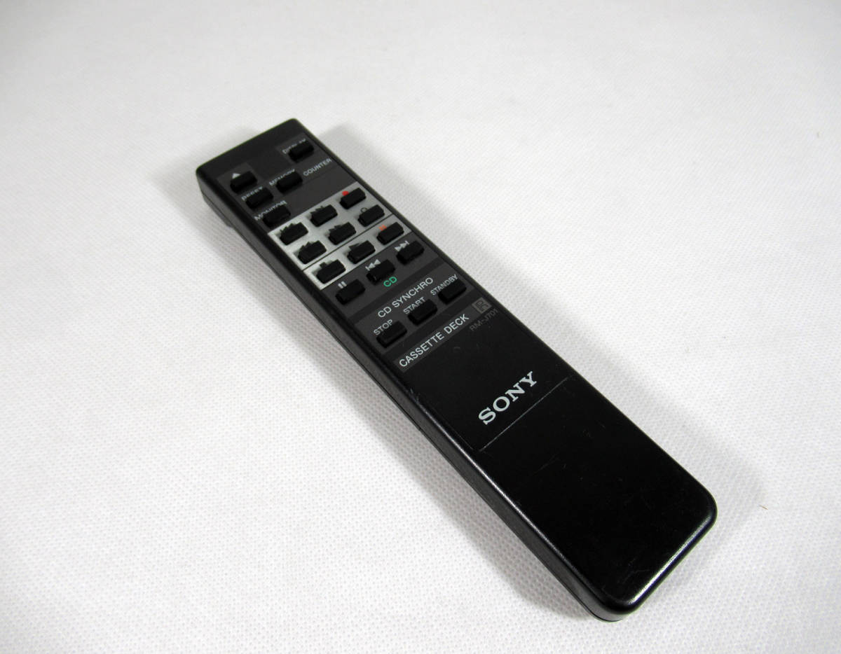 re245☆リモコン☆ソニー/SONY☆RM-J701☆カセットデッキ☆TC-K555ESL対応