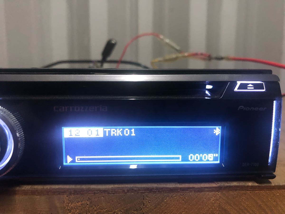 carrozzeria DEH-7100 1DIN USB iPod 対応 カロッツェリア パイオニア