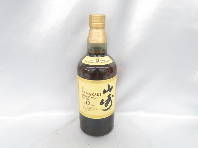 未開栓】SUNTORY サントリー 山崎 12年 シングルモルト ウイスキー