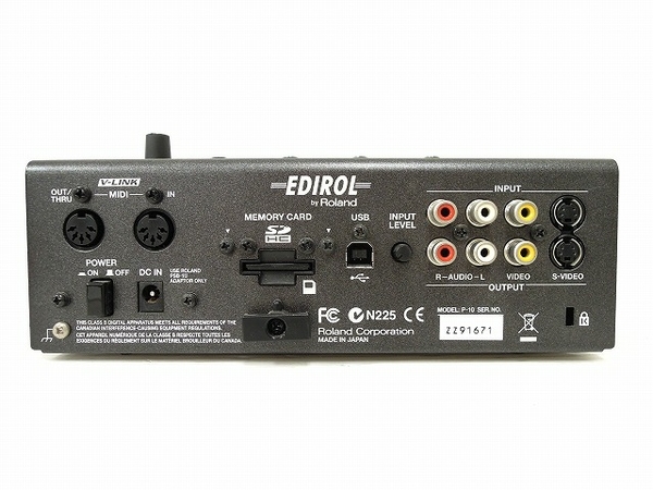 特別価格 全品Max50%Off 中古 Roland ローランド Edirol P-10 Visual