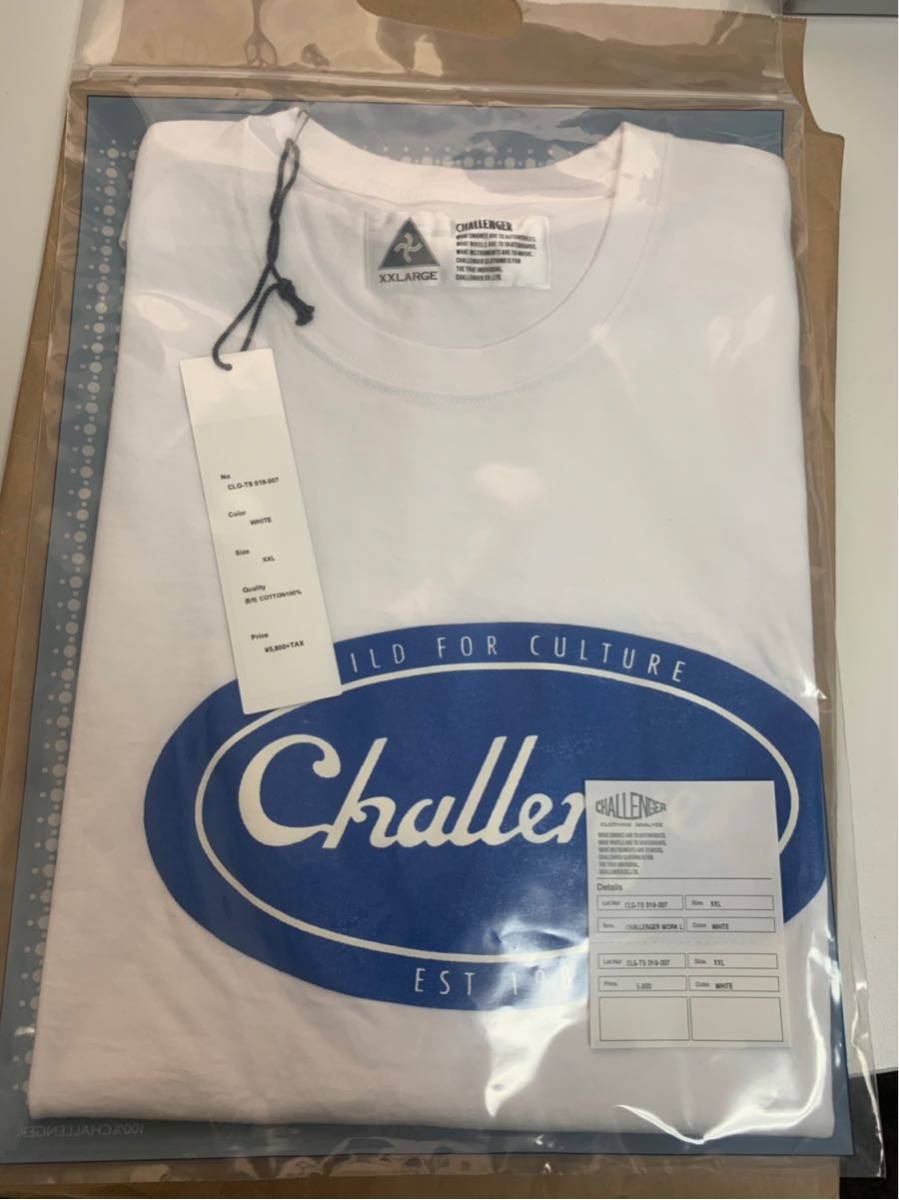チャレンジャー ロゴTシャツ XXL ホワイト 即完売 CHALLENGER