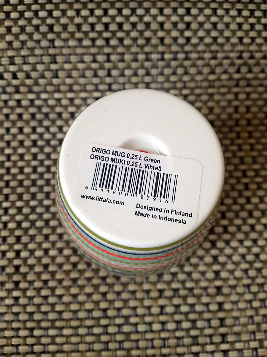送料無料！新品・貴重な廃盤品 iittala イッタラ Origo オリゴ マグ 250ml グリーン_3