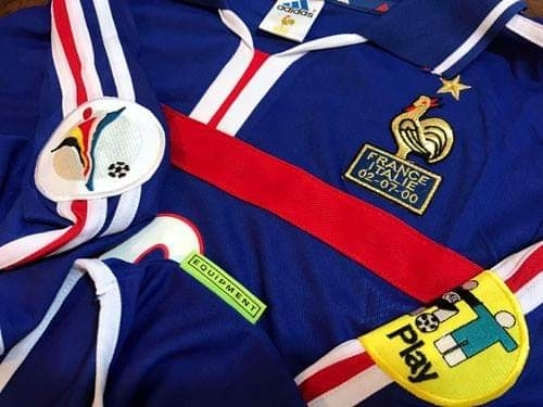 【本物保証，最新作】 UEFA EURO 2000 フランス代表 ジダン ユニフォーム Final EQUIPMENT 