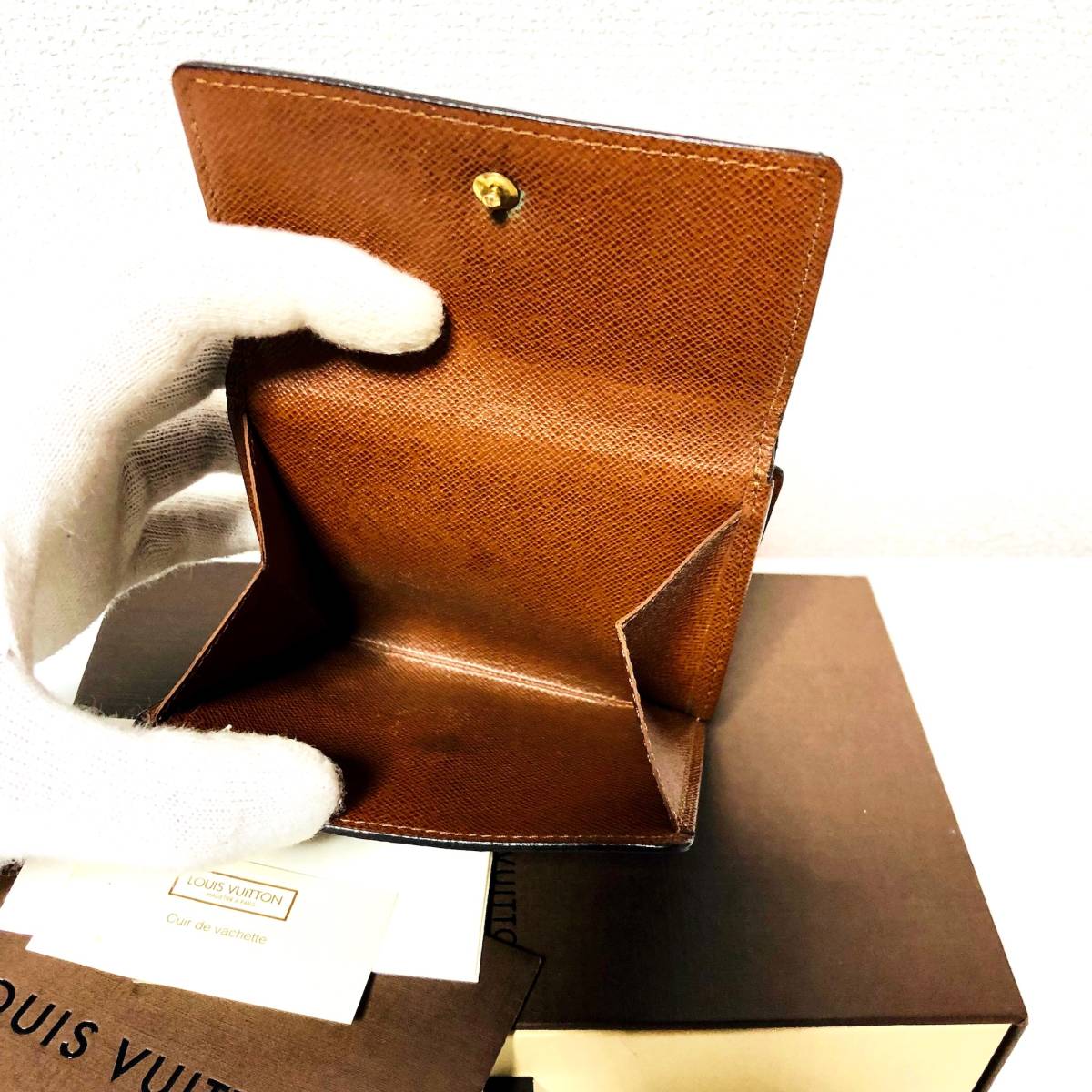 641☆超美品☆ルイヴィトン☆Wホック財布☆正規品☆