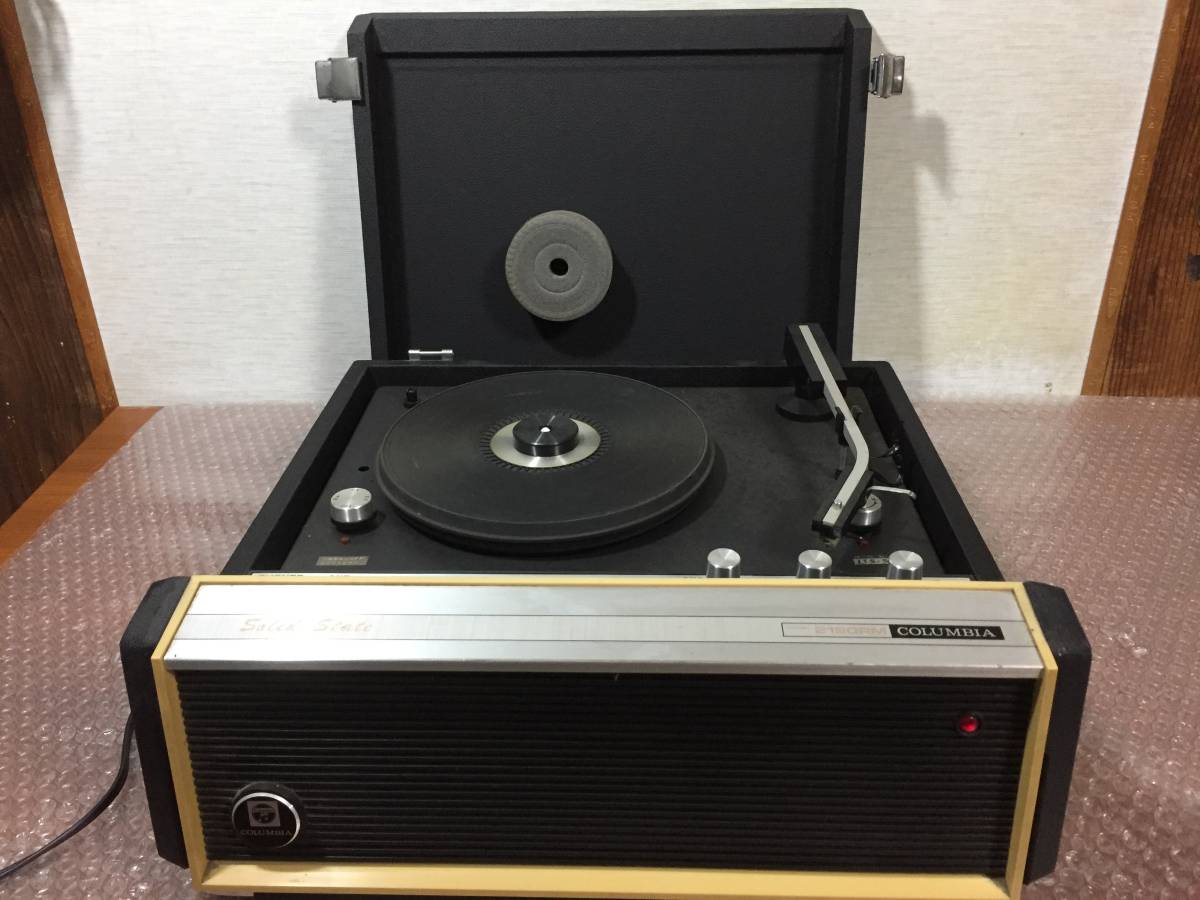 ポータブルレコード Sp盤 レコードプレーヤー ジャンク 可動品