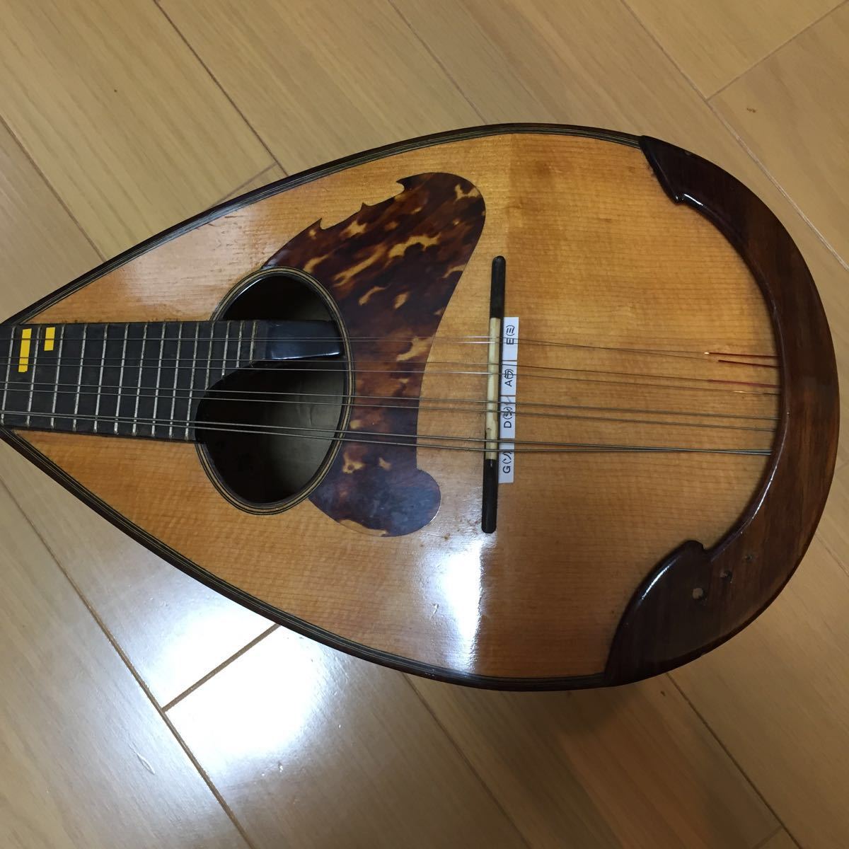 マンドリン 落合忠男 1971年製 ハードケース付き 撥弦楽器 弦楽器