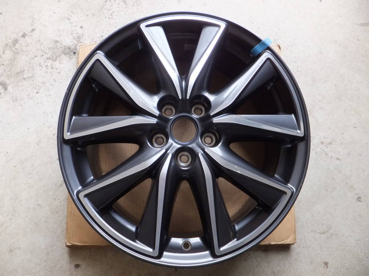 マツダ 新型 Cx 5 純正 19in アルミホイール 1本 切削加工 ガンメタリック塗装 B 5穴 売買されたオークション情報 Yahooの商品情報をアーカイブ公開 オークファン Aucfan Com