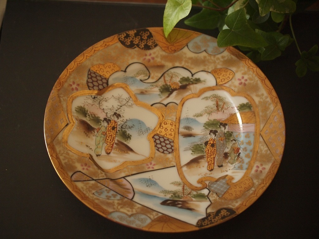 【最安値，セール】 明治期 大正 里帰り 金彩色絵 人物風景図 皿 18.6ｃｍ 飾り皿 九谷 銘 谷口(オールドノリタケ)｜売買されたオークション情報、yahooの商品情報をアーカイブ公開 - オークファン オールドノリタケ