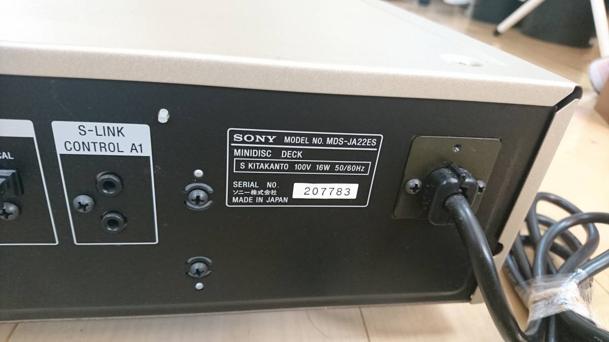 MDS-JA22ES MDデッキ ジャンク SONY ソニー 公式通販 □ma3 お買い得