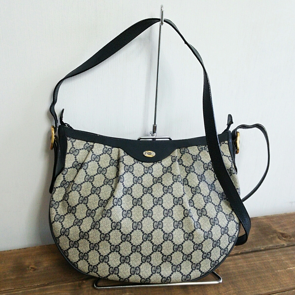 ショルダーバッグ オールドグッチ GUCCI グッチ シェリーライン 