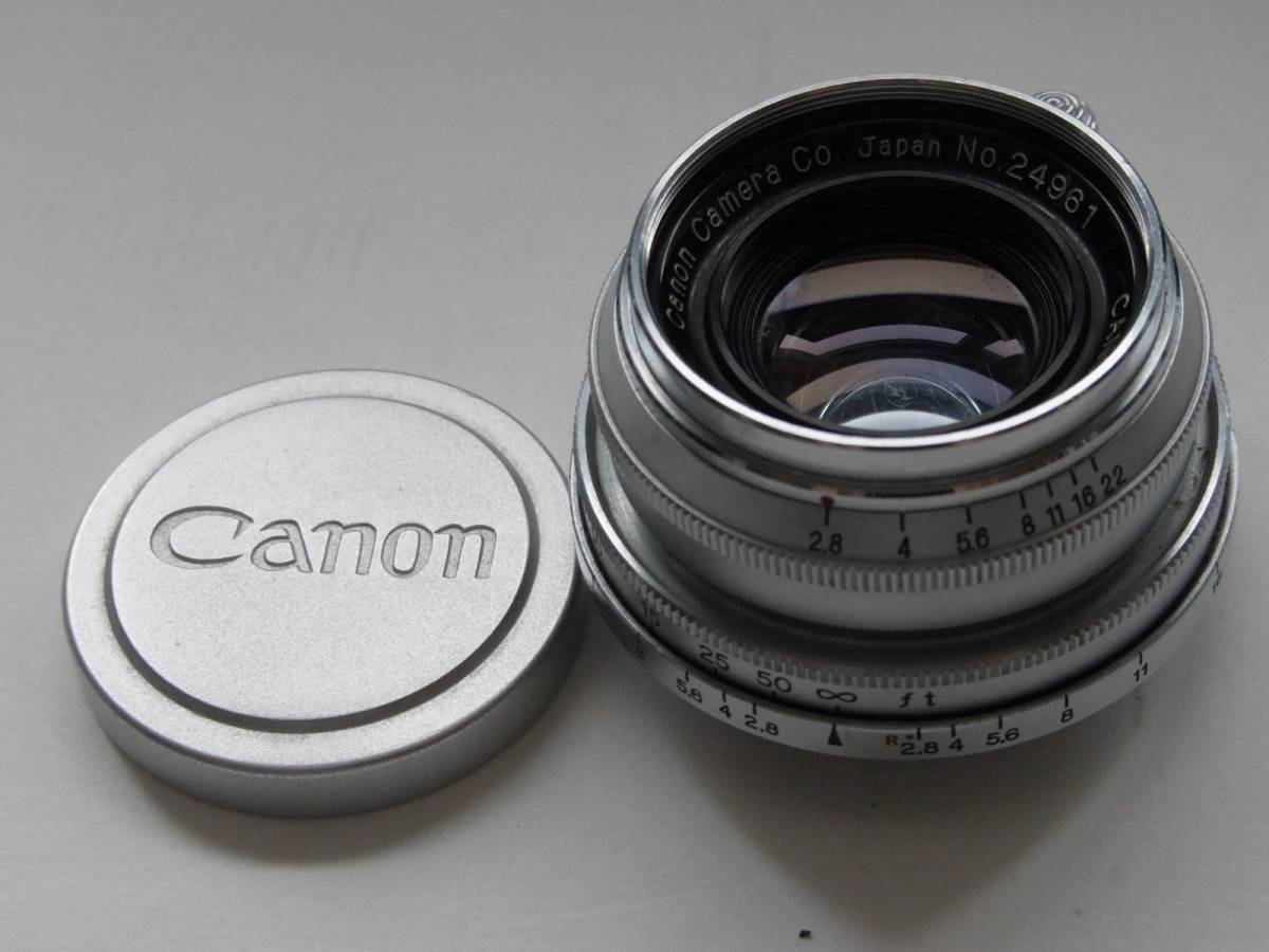 Canon 35mm f2.8 l39 ライカスクリューマウント □Canon 35mm F2.8 ライカスクリューマウント CANON LENS 35mm F2.8