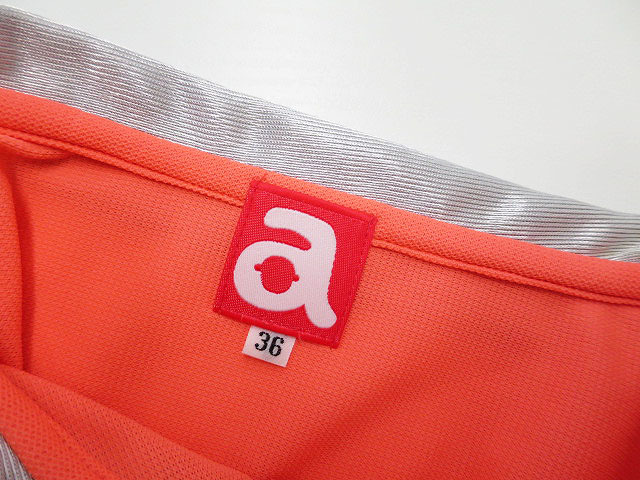 新品ARCHIVIO アルチビオ A059506 ノースリーブポロシャツ オレンジ ARCHIVIO アルチビオ ポロシャツ オレンジ系 36 [240001205852]【中古】ゴルフウェア レディース