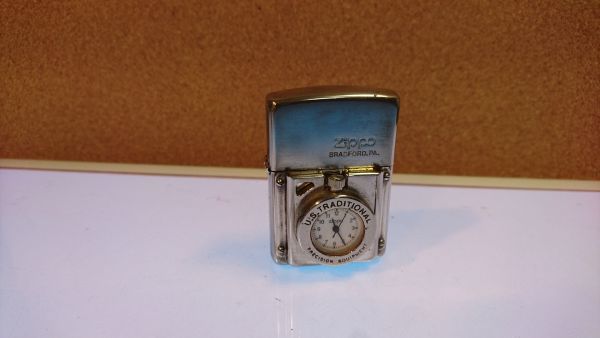 爆買い，安い ZIPPO ジッポ タイムライト 時計 稼働中 品 送料185円(その他)｜売買されたオークション情報、yahooの商品情報をアーカイブ公開 - オークファン Zippo