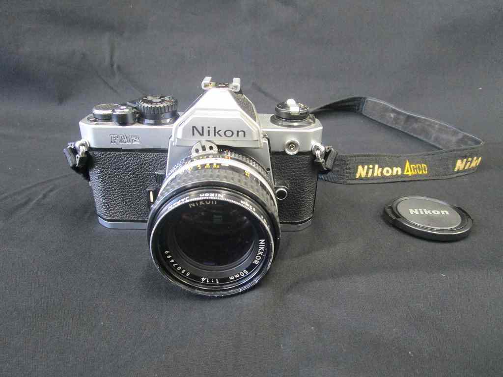 【SALE，低価】 020 ms ニコン Nikon FM2 フィルム一眼レフカメラ / NIKKOR 50mm 1:14 レンズ(ニコン)｜売買されたオークション情報、yahooの商品情報をアーカイブ公開 - オークファン マニュアルフォーカス