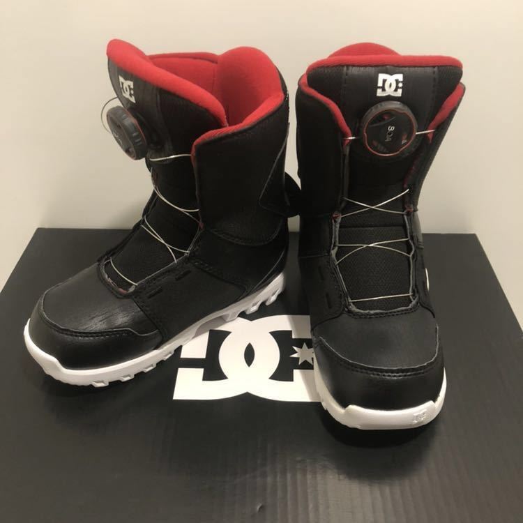 正規 18-19 DC SHOES キッズ Youth Scout BOA 22.0 BLACK BLK