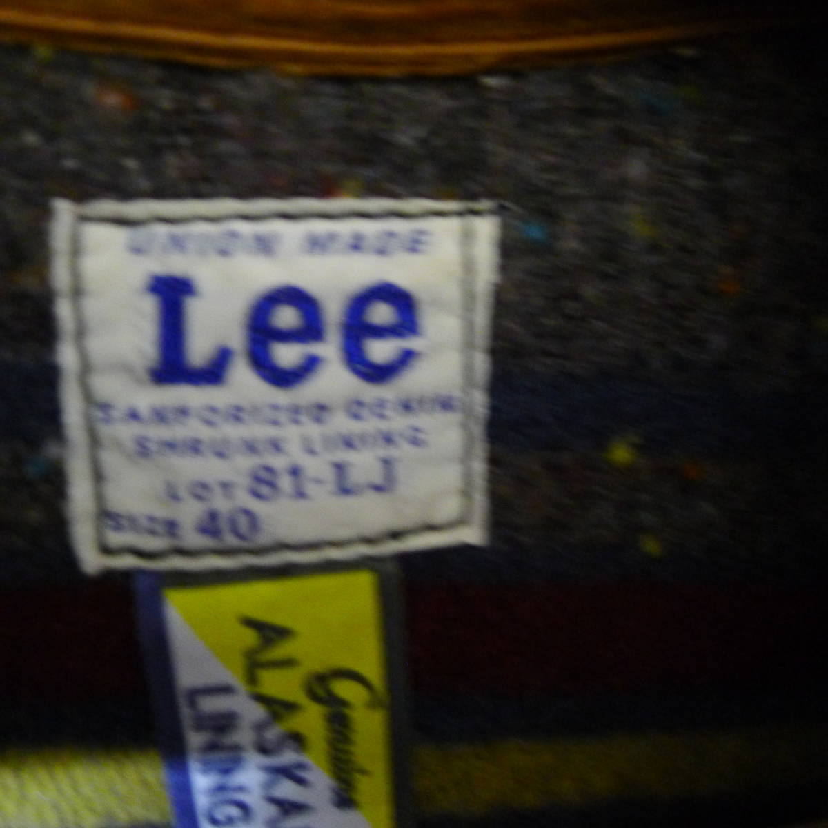 美品 Lee THE ARCHIVES リー 復刻 ブランケットライニング デニムカバーオール 81-LJ ジャケット 定価37800円