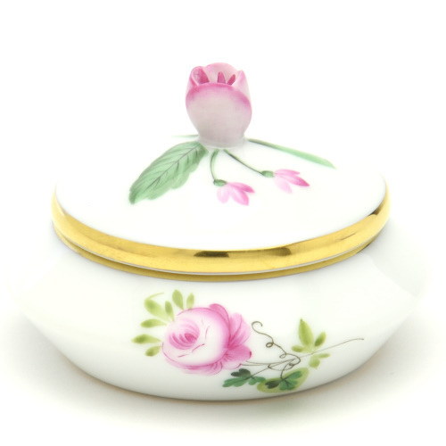 ヘレンド(Herend) ミニボックス(蕾摘み) ボンボン入れ ウィーンのバラ