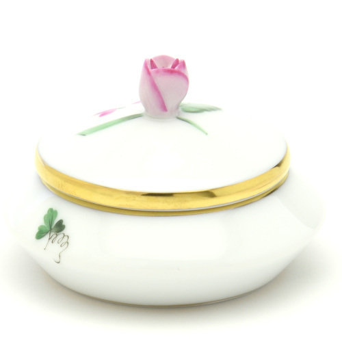 ヘレンド(Herend) ミニボックス(蕾摘み) ボンボン入れ ウィーンのバラ