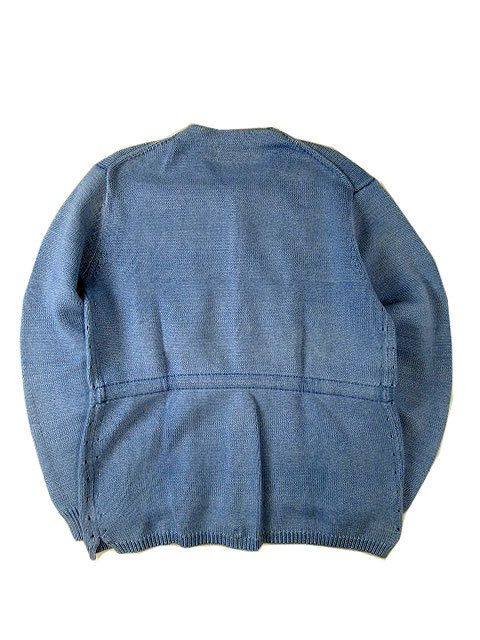 美品 nonnative ノンネイティブ COWBOY CARDIGAN COTTON INDIGO YARN 