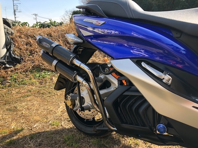 マジェスティS マフラー 0 チタン SG28J | JBK-SG28J ソリッド メテオ