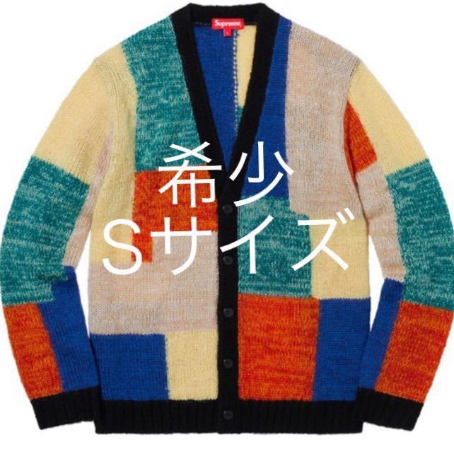 supreme パッチワークカーディガン