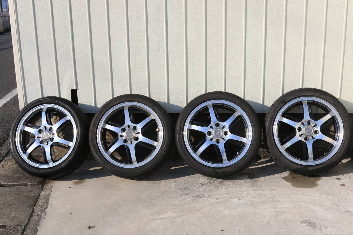 中古品 RAYS レイズ 軽用15インチ タイヤアルミホイール4本セット4穴