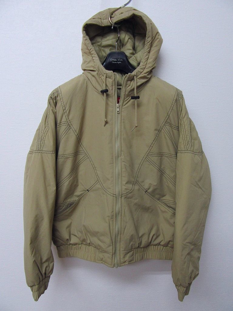 18AW Supreme Zig Zag Stitch Puffy Jacket タン tan シュプリーム