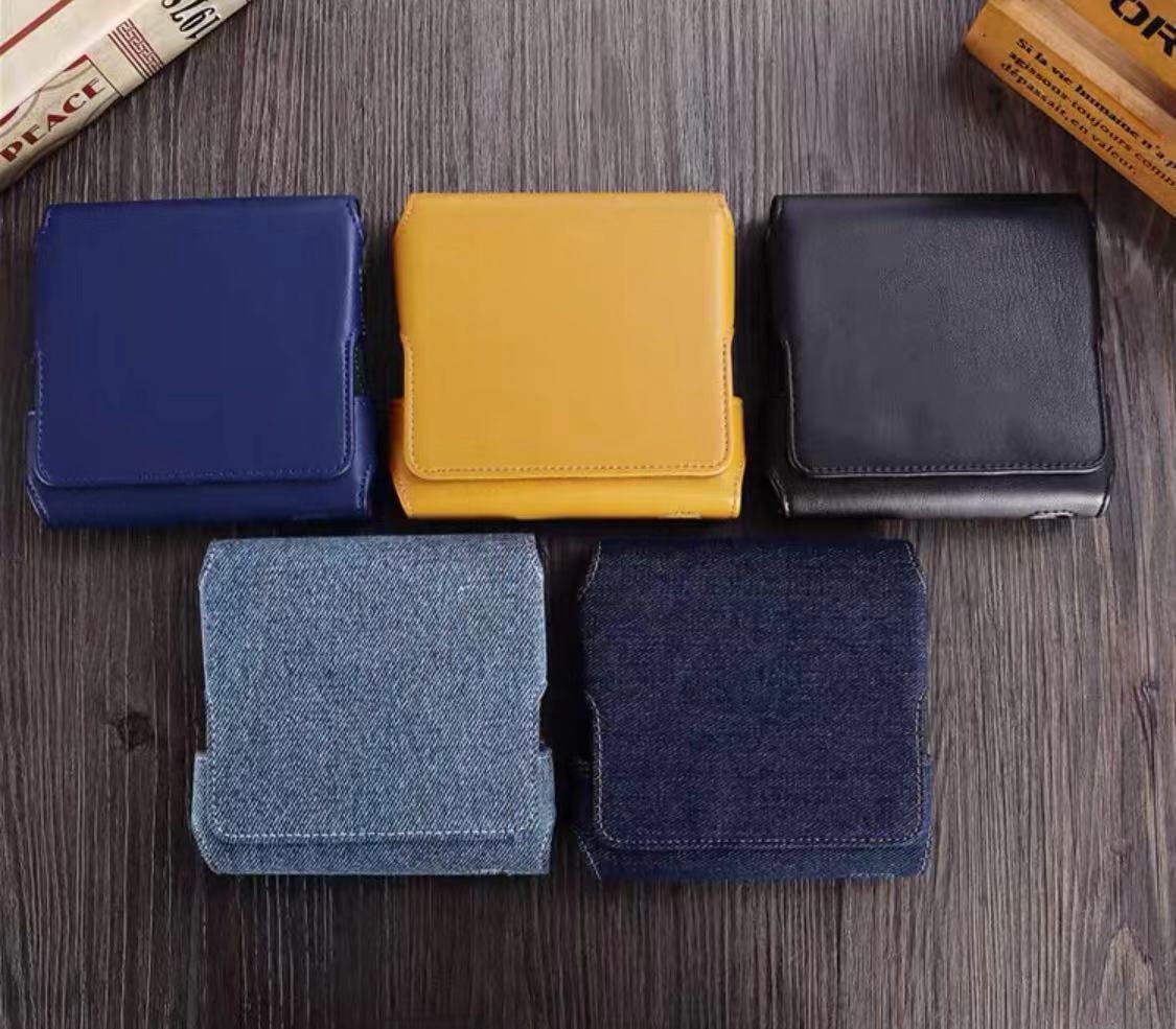 人気☆高品質 IQOS３ IQOS3対応 アイコスケース レザーケース 【ブルー】 収納 シンプル おしゃれ ヒートスティック ギフト プレゼント_3