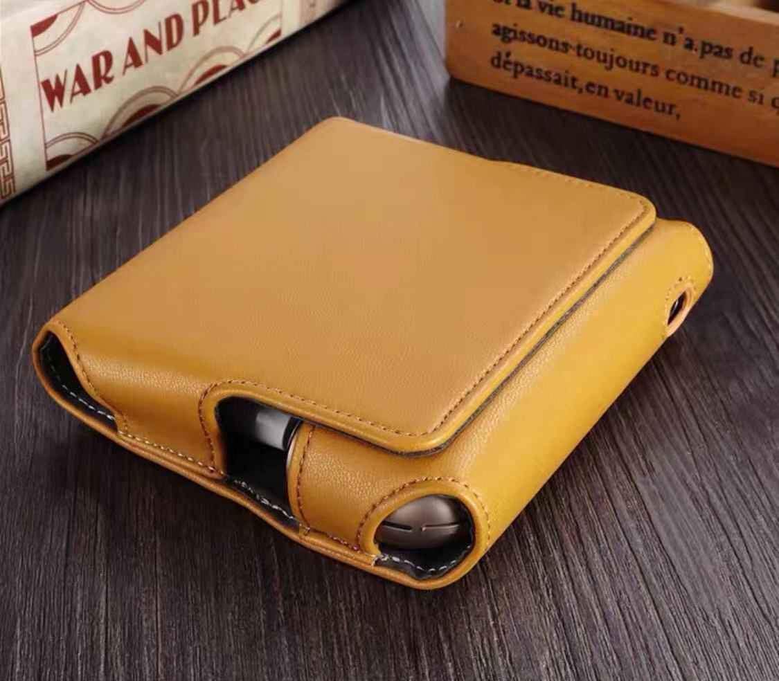 人気☆高品質 IQOS３ IQOS3対応 アイコスケース レザーケース 【ブルー】 収納 シンプル おしゃれ ヒートスティック ギフト プレゼント_4