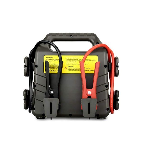 新品][送料無料]suaokiジャンプスターター 大容量24000mAh 12V 24V車