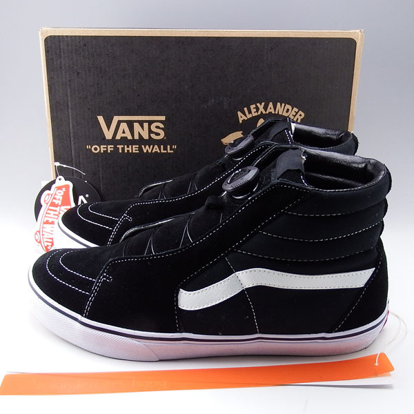 極美品 VANS V38DISC ALEXANDER LEECHANG ALC SK8-HI DISC BLACK us10 28cm バンズ アレクサンダーリーチャン スケートハイ