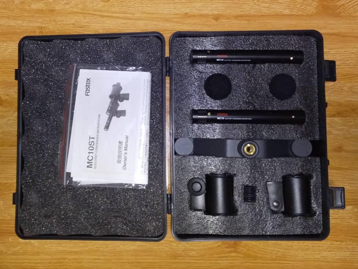 FOSTEX (フォステックス) MC10ST コンデンサーマイク 2本セット MC10ST