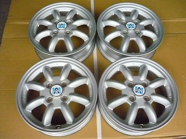 (S-2094) ダイハツ ミラジーノ純正ミニライト 14x4.5J(+45)PCD100 4穴 ハブ径約54mm 4本