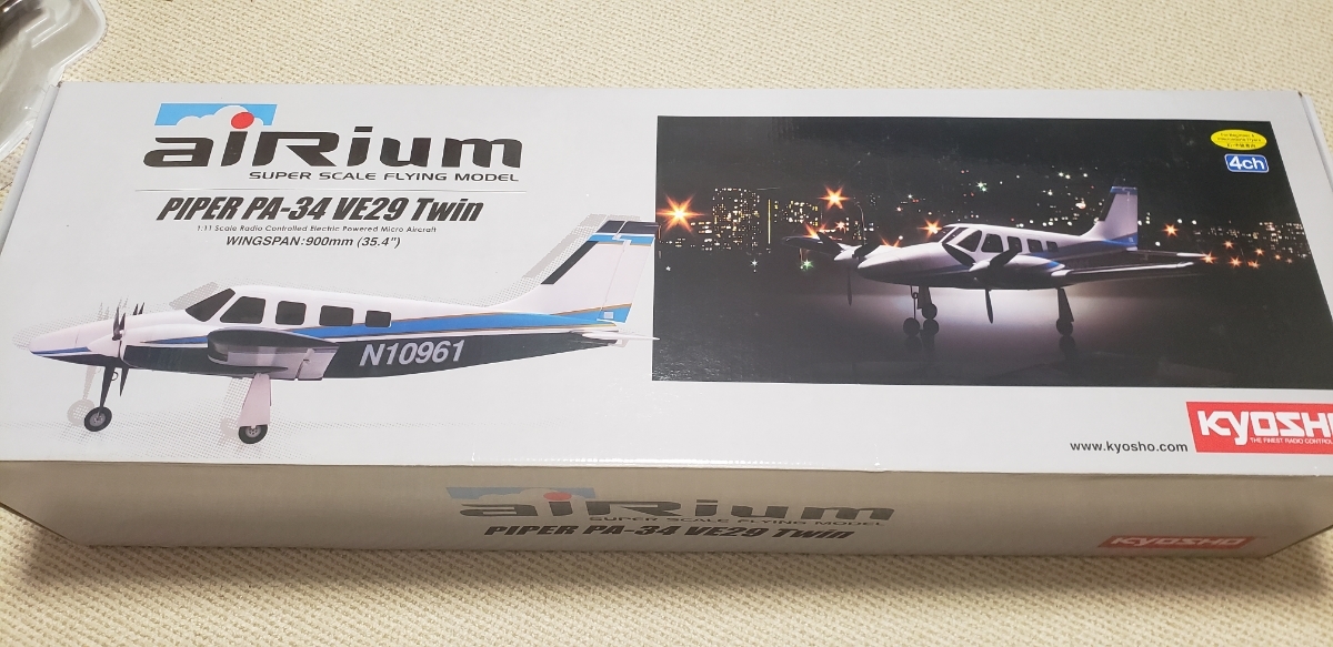 O-1810KYOSHO 京商 パイパー PA34 VE29 新品 京商 KYOSHO aiRium