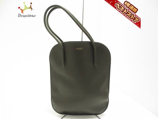 ニナリッチ NINARICCI トートバッグ レザー ダークグレー バッグ