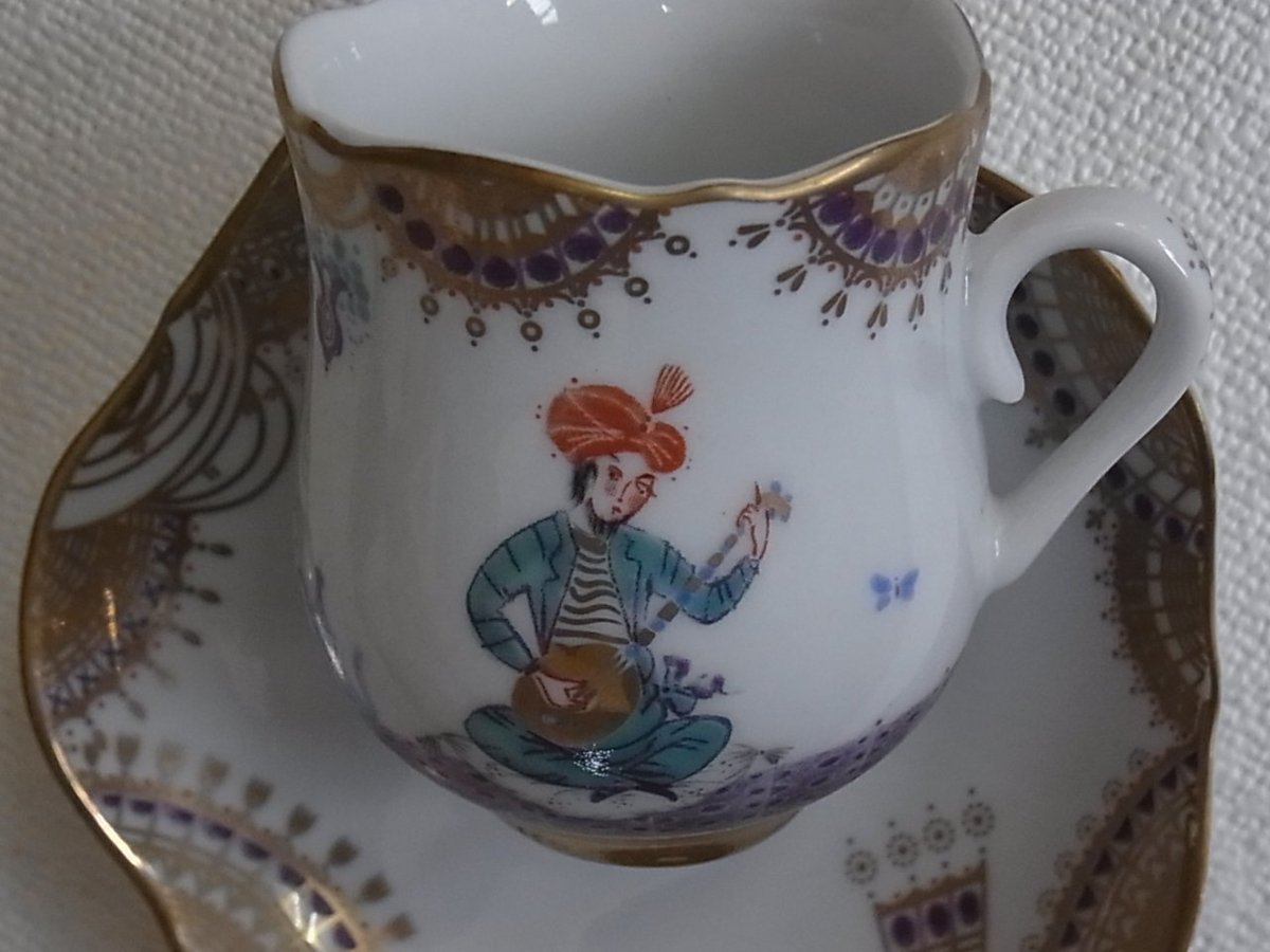 アラビアンナイト マイセン 千夜一夜物語 MEISSEN デミタスカップ
