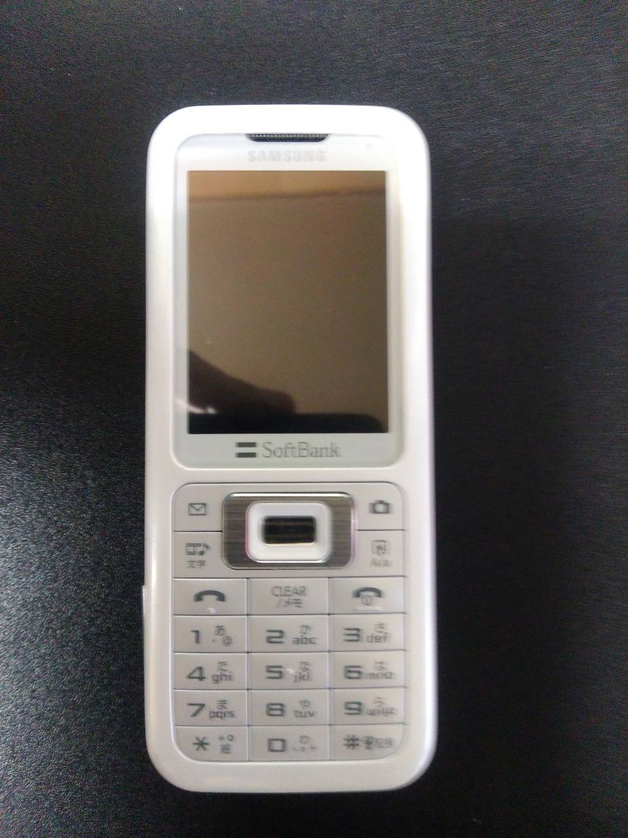 Softbank ソフトバンク730SCホワイト SIMロック解除の通販 by ヒコ