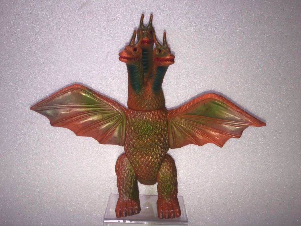 ブルマァク キングギドラ 当時物 ソフビ 1970年代 - ゴジラ 怪獣 1970