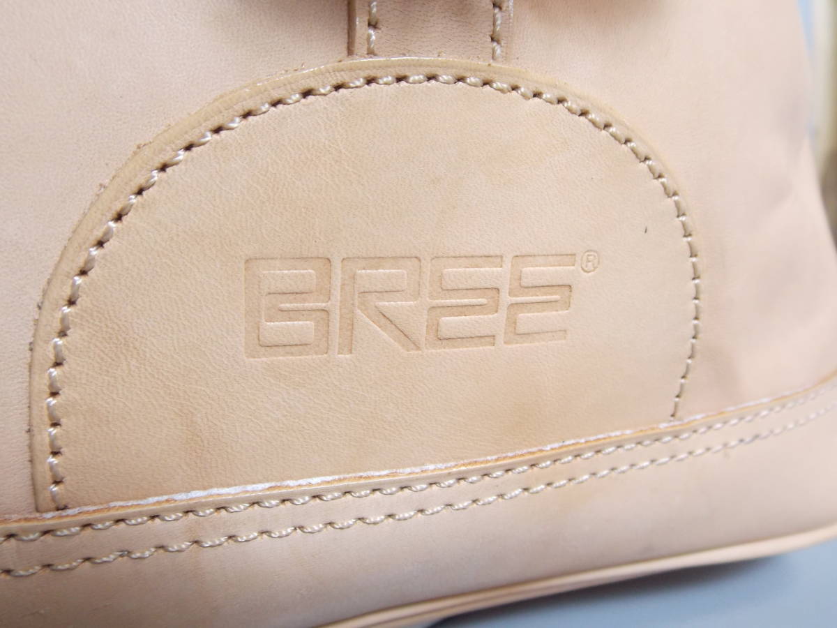 【未使用保管品】BREE/ブリー/レザー/レディース/ヌメ革/オールレザー/肩掛け/ワンショルダーバッグ/保存袋付き/02383