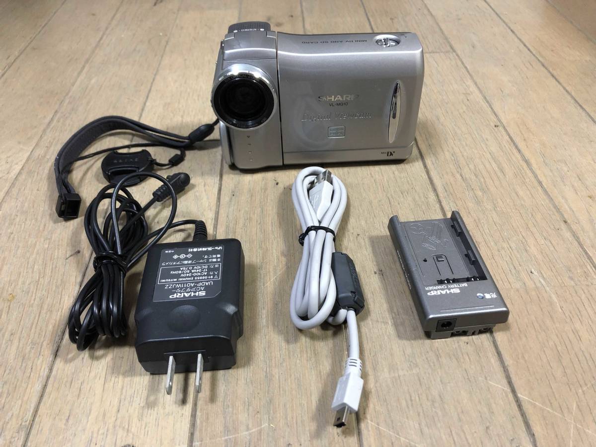 カメラ miniDVのダビングに！ SHARP ビデオカメラ VL-MG10