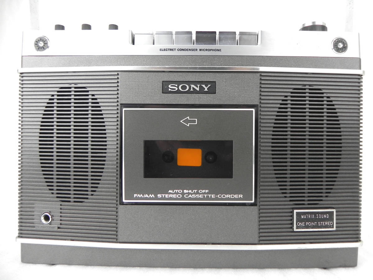 Q1848]SONY/ソニー ステレオラジカセ CF-2550 昭和レトロ Yahoo