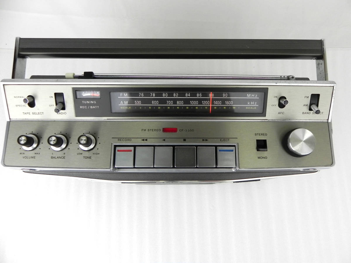Q1848]SONY/ソニー ステレオラジカセ CF-2550 昭和レトロ Yahoo